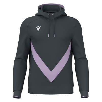 Худи спортивное MACRON FENDERS HOODED SWEATSHIRT ANTHRACITE/LILAC