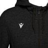 Олимпийка спортивная женская MACRON LYRE FULL LENGHT ZIP HOODED SWEATSHIRT BLACK