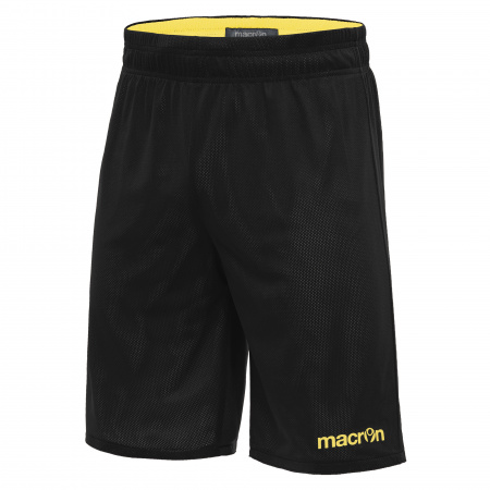 Шорты спортивные MACRON DENVER SHORT REVERSIBLE BLACK/YELLOW