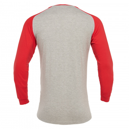 Майка спортивная MACRON WAVE SHIRT LONG SLEEVES RED