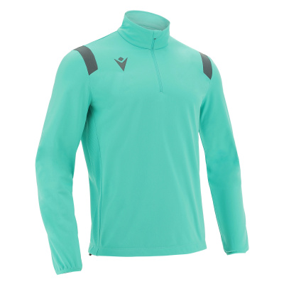 Толстовка тренировочная MACRON GANGE TRAINING 1/4 ZIP TOP TURQUOISE/ANTHRACITE