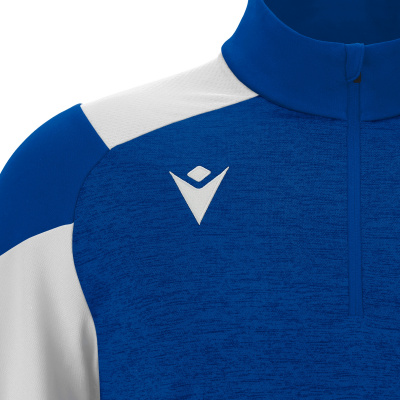 Толстовка тренировочная MACRON CUZCO TRAINING 1/4 ZIP TOP ROYAL BLUE/WHITE