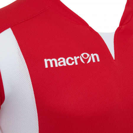 Футболка спортивная MACRON HELIUM SHIRT RED/WHITE