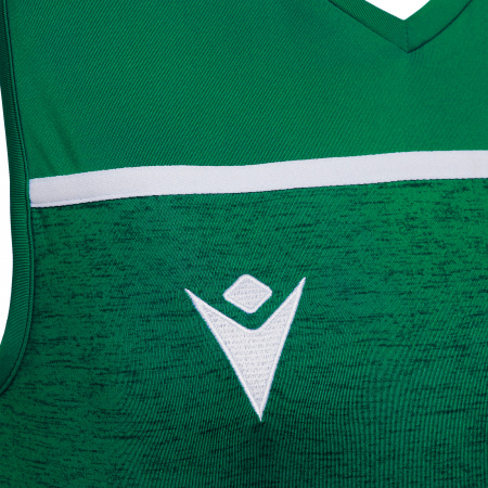 Майка спортивная MACRON THALLIUM SLEEVELESS SHIRT GREEN/WHITE