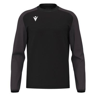 Толстовка тренировочная MACRON THALOS TRAINING TOP BLACK/DARK GREY