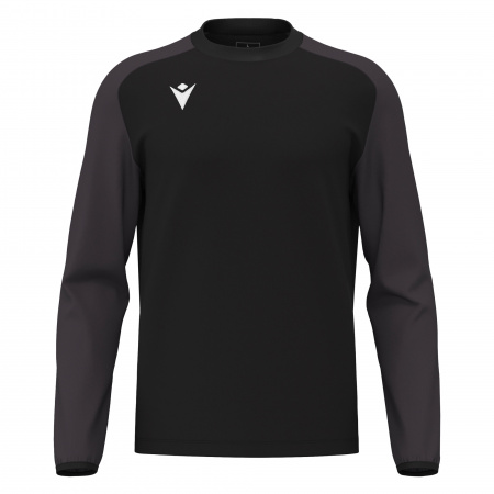 Толстовка тренировочная MACRON THALOS TRAINING TOP BLACK/DARK GREY