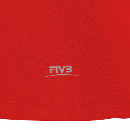 Футболка спортивная MACRON FLUORINE SHIRT RED/WHITE