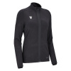 Тренировочная олимпийка женская MACRON ESTELLE ICON FULL ZIP TOP BLACK