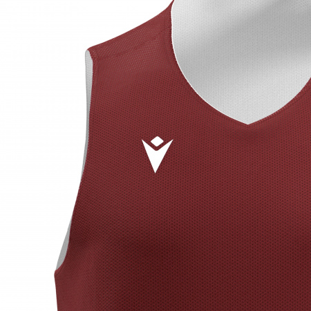 Майка спортивная MACRON IDAHO JERSEY REVERSIBLE CARDINAL/WHITE