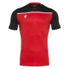 Футболка спортивная MACRON DENEB SHIRT RED/BLACK/WHITE