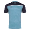 Футболка спортивная MACRON DENEB SHIRT COLUMBIA/NAVY/WHITE