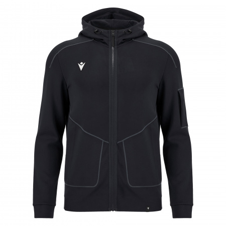 Толстовка MACRON KANAK ICON FULL LENGHT ZIP HOODED SWEATSHIRT BLACK