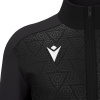 Олимпийка спортивная MACRON POSEIDON FULL LENGTH ZIP TOP BLACK/DARK GREY