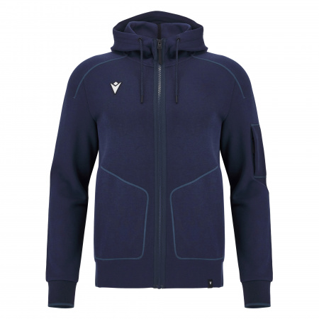 Толстовка MACRON SKIROS ICON FULL LENGHT ZIP HOODED SWEATSHIRT NAVY