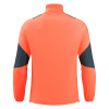 Толстовка тренировочная MACRON CUZCO TRAINING 1/4 ZIP TOP NEON CORAL/ANTHRACITE