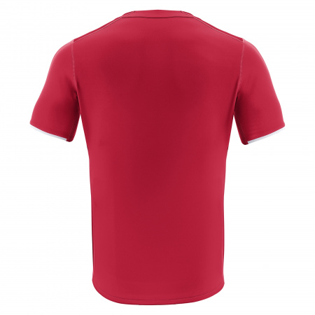 Футболка спортивная MACRON RHODIUM ECO SHIRT RED/DARK RED/WHITE