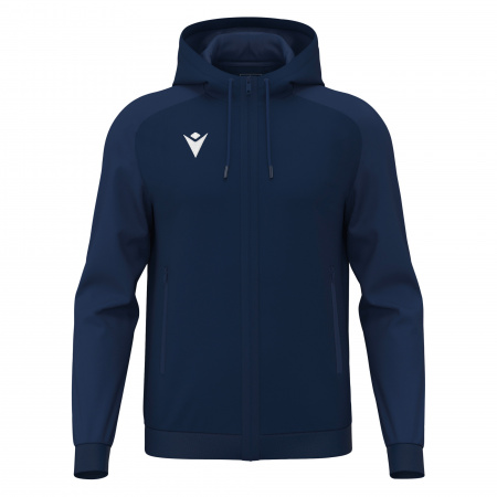 Олимпийка парадная MACRON CHRONOS FULL ZIP TOP NAVY/LIGHT NAVY