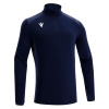 Толстовка тренировочная MACRON IOLITE TRAINING 1/4 ZIP TOP NAVY/LIGHT NAVY