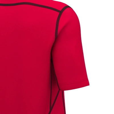Регбийка игровая MACRON PERIDOT SHIRT RED/BLACK