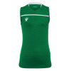 Майка спортивная MACRON THALLIUM SLEEVELESS SHIRT GREEN/WHITE
