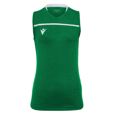 Майка спортивная MACRON THALLIUM SLEEVELESS SHIRT GREEN/WHITE