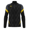 Толстовка тренировочная STARFALL TRAINING 1/4 ZIP TOP BLACK/YELLOW