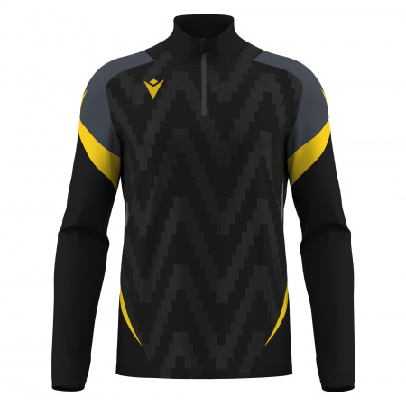 Толстовка тренировочная STARFALL TRAINING 1/4 ZIP TOP BLACK/YELLOW