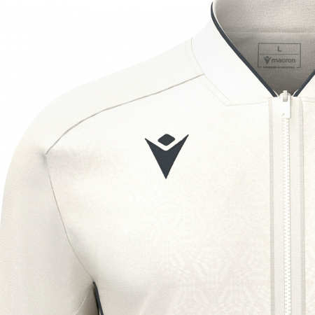 Олимпийка спортивная MACRON MORPHEUS MICROFIBER FULL LENGTH ZIP TOP OFFWHITE/ANTHRACITE