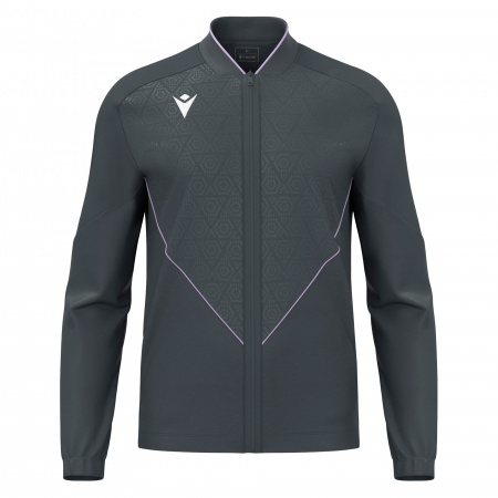 Олимпийка спортивная MACRON MORPHEUS MICROFIBER FULL LENGTH ZIP TOP ANTHRACITE/LILAC