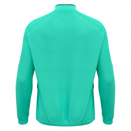 Олимпийка спортивная MACRON MORPHEUS MICROFIBER FULL LENGTH ZIP TOP TURQUOISE/NAVY