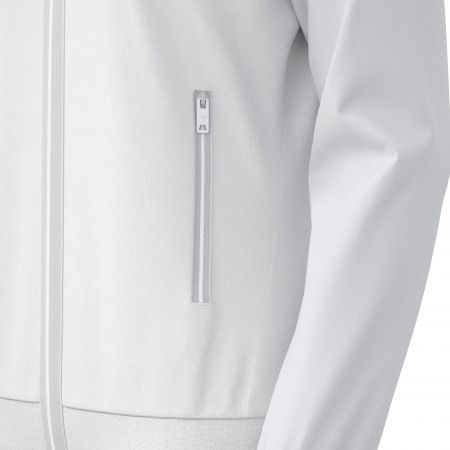 Олимпийка парадная женская MACRON RAMA FULL LENGTH ZIP TOP WHITE/LIGHT GREY