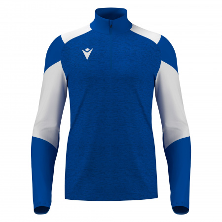 Толстовка тренировочная MACRON IZEL TRAINING 1/4 ZIP TOP ROYAL BLUE/WHITE