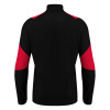 Толстовка тренировочная MACRON IZEL TRAINING 1/4 ZIP TOP BLACK/RED