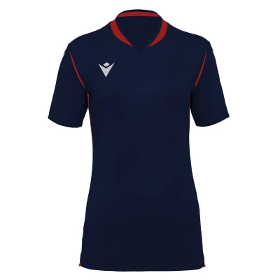 Футболка спортивная женская MACRON ALYA SHIRT NAVY/RED