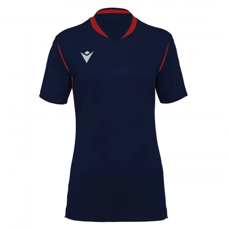 Футболка спортивная женская MACRON ALYA SHIRT NAVY/RED