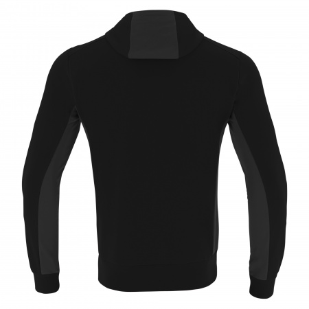 Толстовка спортивная MACRON ELECTRO HOODY POLYDIAGONAL BLACK