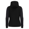 Олимпийка парадная женская MACRON ATLAS HOODY FULL LENGTH ZIP TOP BLACK/DARK GREY