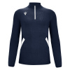 Толстовка тренировочная MACRON FRASER TRAINING 1/4 ZIP TOP NAVY/WHITE