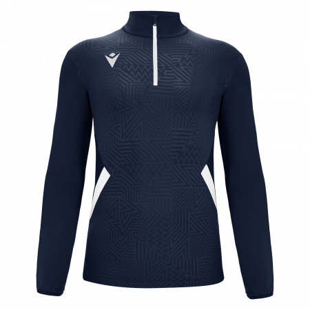 Толстовка тренировочная MACRON FRASER TRAINING 1/4 ZIP TOP NAVY/WHITE