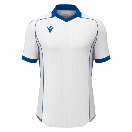 Футболка спортивная MACRON WARDEN ECO SHIRT WHITE/ROYAL BLUE