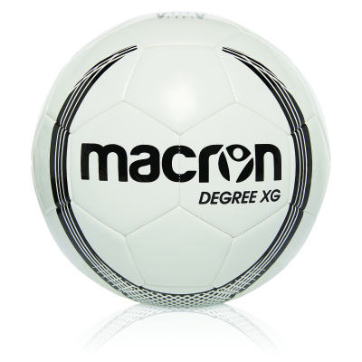 Мяч футбольный тренировочный MACRON DEGREE XG N.3 WHITE/BLACK