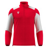 Толстовка тренировочная MACRON CUZCO TRAINING 1/4 ZIP TOP RED/WHITE