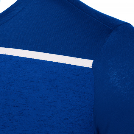 Футболка спортивная х/б MACRON COUNTRY T-SHIRT ROYAL BLUE/WHITE
