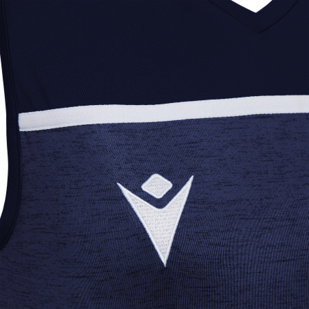 Майка спортивная MACRON THALLIUM SLEEVELESS SHIRT NAVY/WHITE