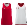 Майка баскетбольная женская MACRON F500 SHIRT RED/WHITE
