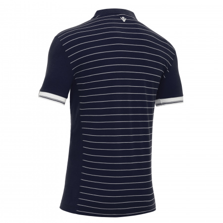 Поло парадное MACRON JUNGLE POLO NAVY/WHITE