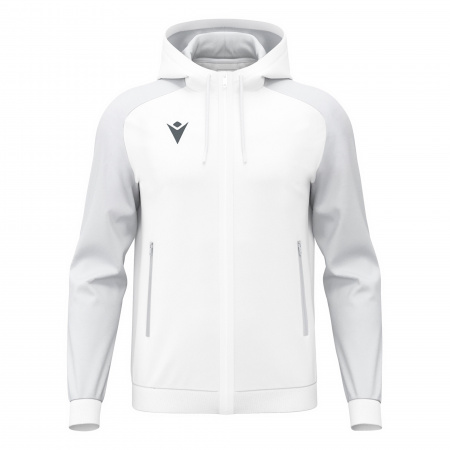 Олимпийка парадная MACRON CHRONOS FULL ZIP TOP WHITE/LIGHT GREY