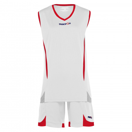 Комплект баскетбольный MACRON RAJA SET WHITE/RED