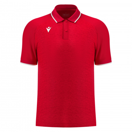 Поло парадное MACRON AULOS POLO RED/WHITE