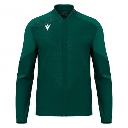 Олимпийка спортивная MACRON MORPHEUS MICROFIBER FULL LENGTH ZIP TOP BOTTLE GREEN/LIGHT BOTTLE GREEN
